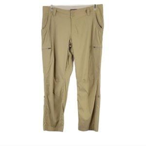 L.L.Bean Vista Trekking Tan Pants Plus Size 14 Petite